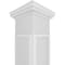 Ekena Millwork Craftsman Classic Square Non-Tapered Arts & Crafts Fretwork Column w/ Tuscan Capital & Tuscan Base CC0809ENACDTUTU - alternate 2